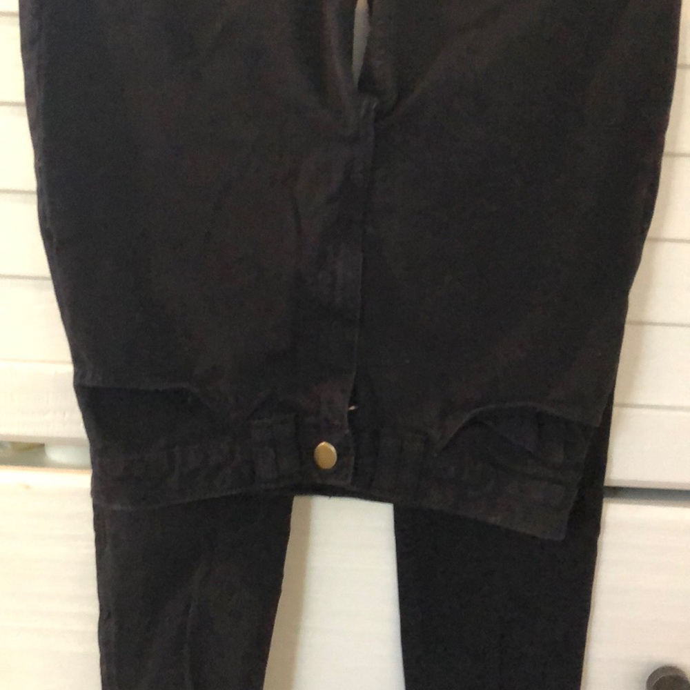 AMERICAN APPAREL BLACK SKINNY STRETCH JEANS